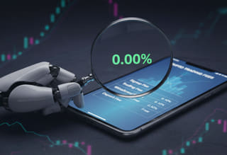 Complete oversight — investor adjusting a trading strategy on Agos Bitline
